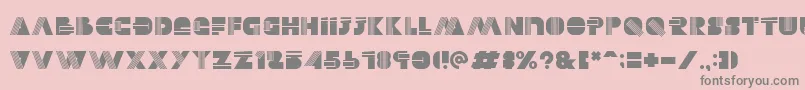 Alectro Font – Gray Fonts on Pink Background