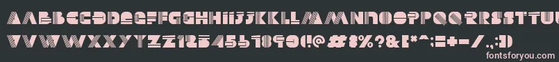 Alectro Font – Pink Fonts on Black Background