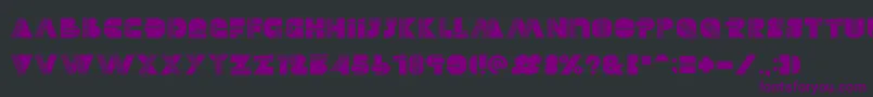 Alectro Font – Purple Fonts on Black Background