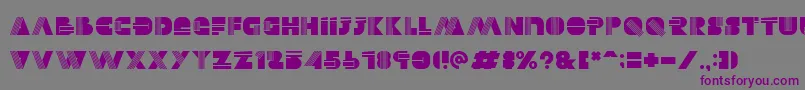 Alectro Font – Purple Fonts on Gray Background