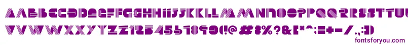 Шрифт Alectro – фиолетовые шрифты на белом фоне