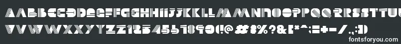 Alectro Font – White Fonts on Black Background