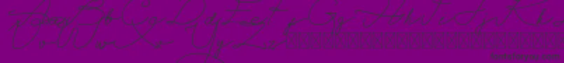 Шрифт Alegant Script Free – чёрные шрифты на фиолетовом фоне