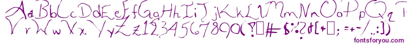 Lisätietoja ALEIA-fontista ALEIA-fontti – violetit fontit