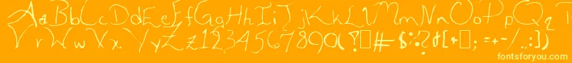 Lisätietoja ALEIA-fontista ALEIA-fontti – keltaiset fontit oranssilla taustalla