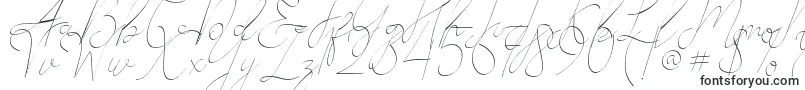 Шрифт Alesana – рукописные шрифты