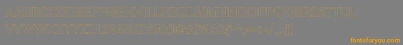 Подробнее о шрифте Alesand Extra Outline Шрифт Alesand Extra Outline – оранжевые шрифты на сером фоне