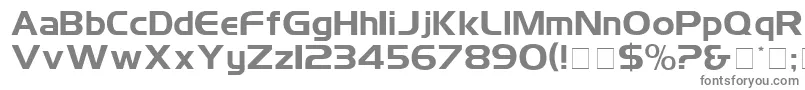 SimplixDisplaySsi Font – Gray Fonts on White Background