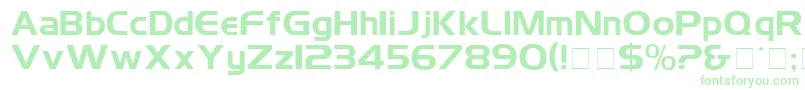 SimplixDisplaySsi-fontti – vihreät fontit valkoisella taustalla