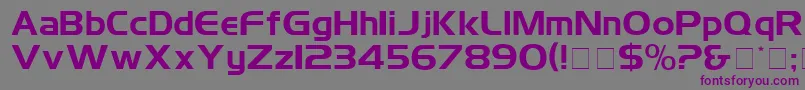 SimplixDisplaySsi-fontti – violetit fontit harmaalla taustalla