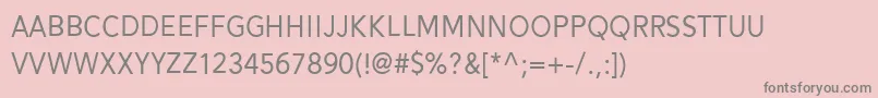 Подробнее о шрифте Alesand Regular Шрифт Alesand Regular – серые шрифты на розовом фоне