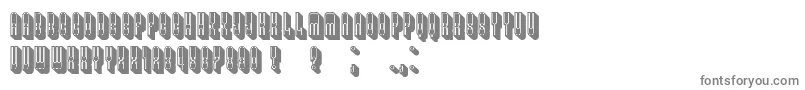 フォントAlexanderFilled – 白い背景に灰色の文字