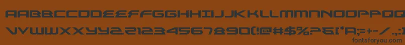alexisv3 Font – Black Fonts on Brown Background