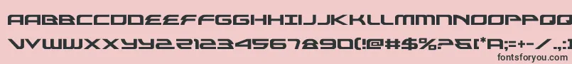 alexisv3 Font – Black Fonts on Pink Background