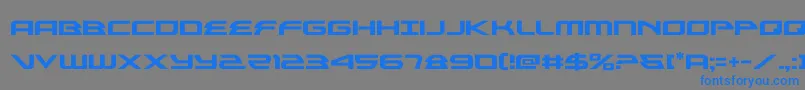 alexisv3 Font – Blue Fonts on Gray Background
