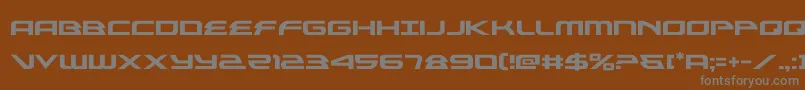 alexisv3 Font – Gray Fonts on Brown Background