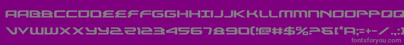 alexisv3 Font – Gray Fonts on Purple Background