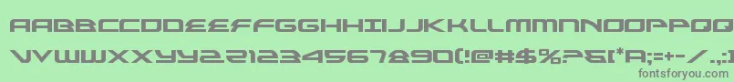 alexisv3 Font – Gray Fonts on Green Background