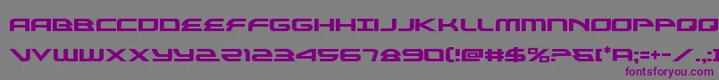 alexisv3 Font – Purple Fonts on Gray Background