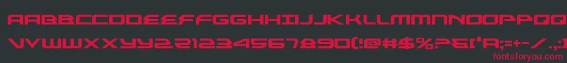 alexisv3 Font – Red Fonts on Black Background