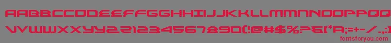 alexisv3 Font – Red Fonts on Gray Background