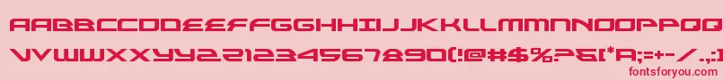 alexisv3 Font – Red Fonts on Pink Background