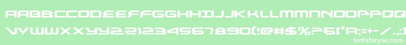 alexisv3 Font – White Fonts on Green Background
