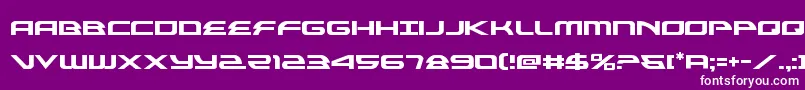 フォントalexisv3 – 紫の背景に白い文字