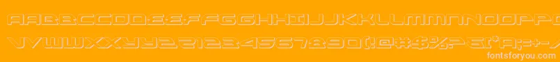 alexisv33d Font – Pink Fonts on Orange Background