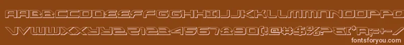 alexisv33d Font – Pink Fonts on Brown Background