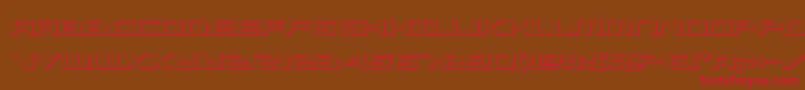 alexisv33d Font – Red Fonts on Brown Background