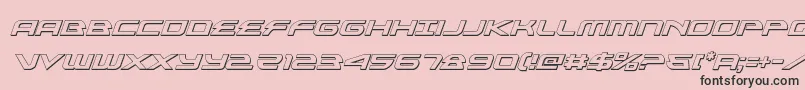 alexisv33dital Font – Black Fonts on Pink Background