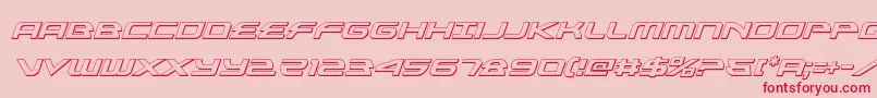 alexisv33dital Font – Red Fonts on Pink Background