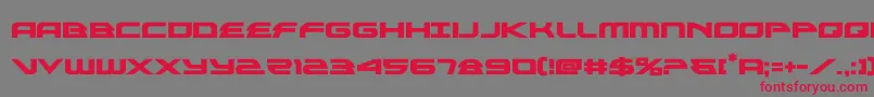 alexisv3bold Font – Red Fonts on Gray Background