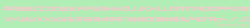 alexisv3bold Font – Pink Fonts on Green Background