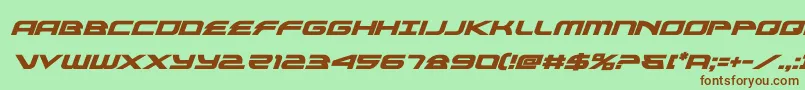 Подробнее о шрифте alexisv3boldital Шрифт alexisv3boldital – коричневые шрифты на зелёном фоне