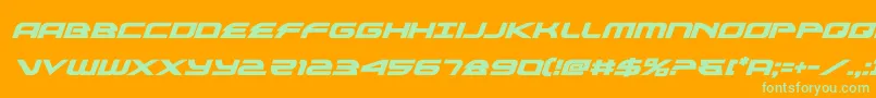 alexisv3bolditalフォントについての詳細 フォントalexisv3boldital – オレンジの背景に緑のフォント