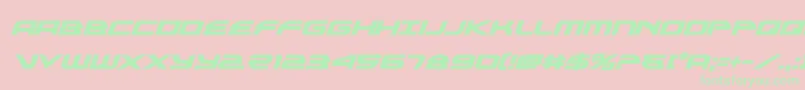 alexisv3boldital-Schriftart – Grüne Schriften auf rosa Hintergrund