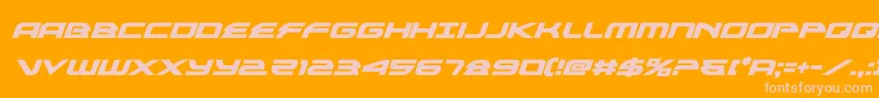More about alexisv3boldital Font alexisv3boldital Font – Pink Fonts on Orange Background