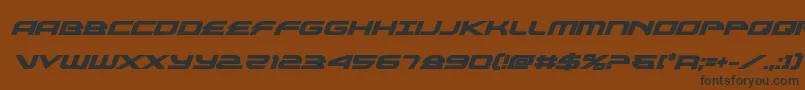 alexisv3boldital Font – Black Fonts on Brown Background
