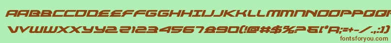 fuente alexisv3boldital – Fuentes Marrones Sobre Fondo Verde