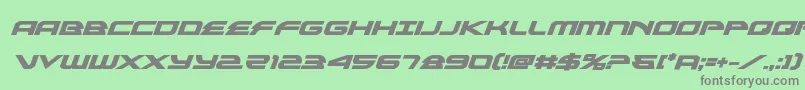 Шрифт alexisv3boldital – серые шрифты на зелёном фоне