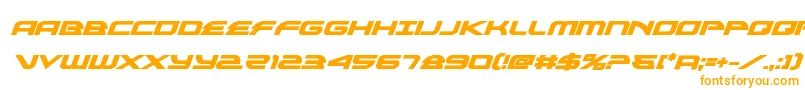 alexisv3boldital Font – Orange Fonts on White Background