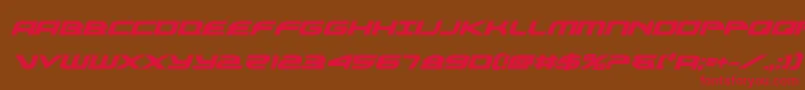alexisv3boldital Font – Red Fonts on Brown Background