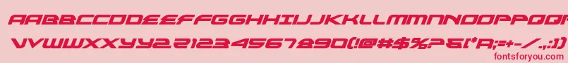alexisv3boldital-Schriftart – Rote Schriften auf rosa Hintergrund