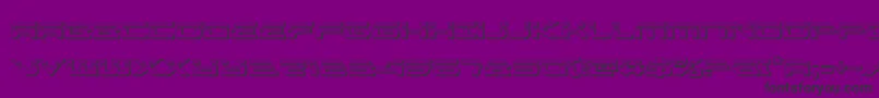 alexisv3bullet Font – Black Fonts on Purple Background