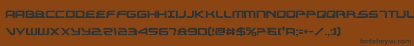 alexisv3cond Font – Black Fonts on Brown Background