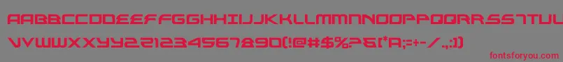 Шрифт alexisv3cond – красные шрифты на сером фоне