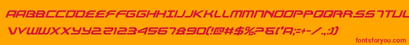 alexisv3conditalフォントについての詳細 フォントalexisv3condital – オレンジの背景に赤い文字