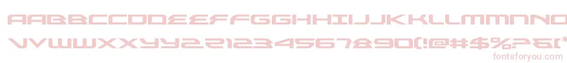 alexisv3expand-Schriftart – Rosa Schriften auf weißem Hintergrund